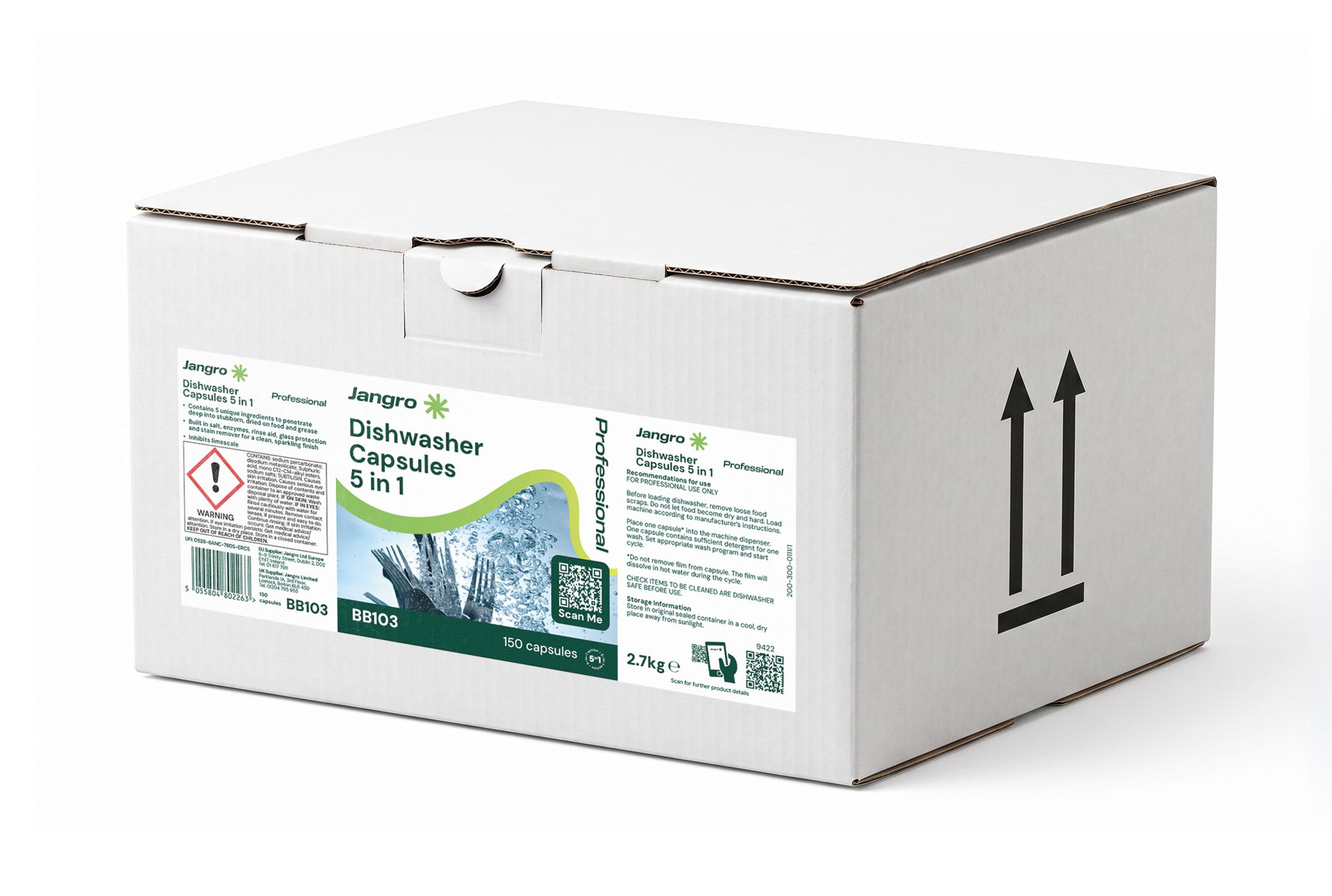 Jangro Professional Dishwasher 5-in-1 Capsules