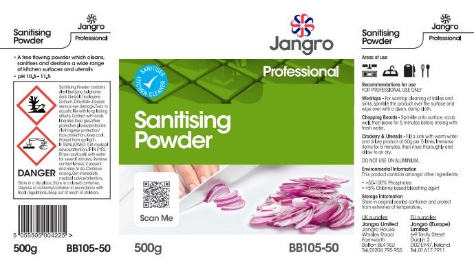 Jangro Professional Sanitising Powder - 500g