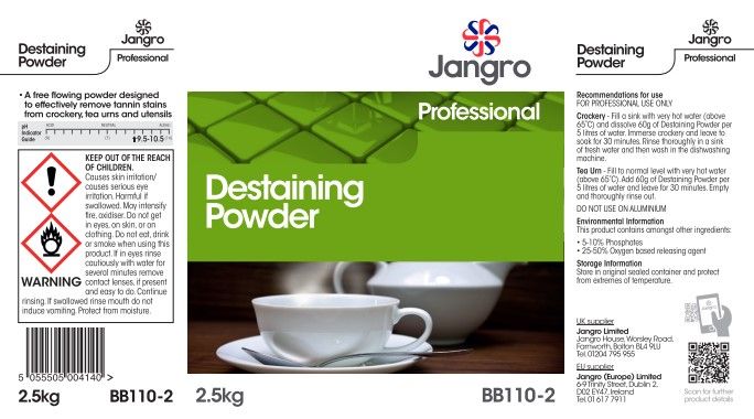 Jangro Professional Destaining Powder - 2.5kg