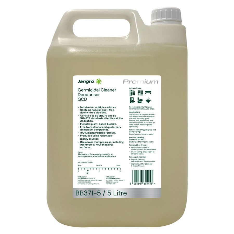 Jangro Premium Germicidal Cleaner Deodoriser 5 Ltr