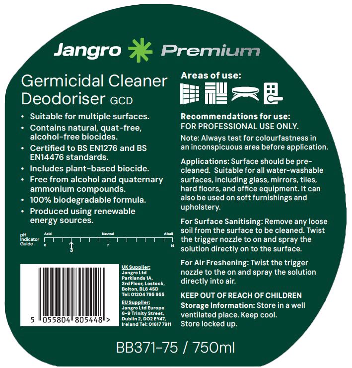 Jangro Premium Germicidal Cleaner Deodoriser 750ml
