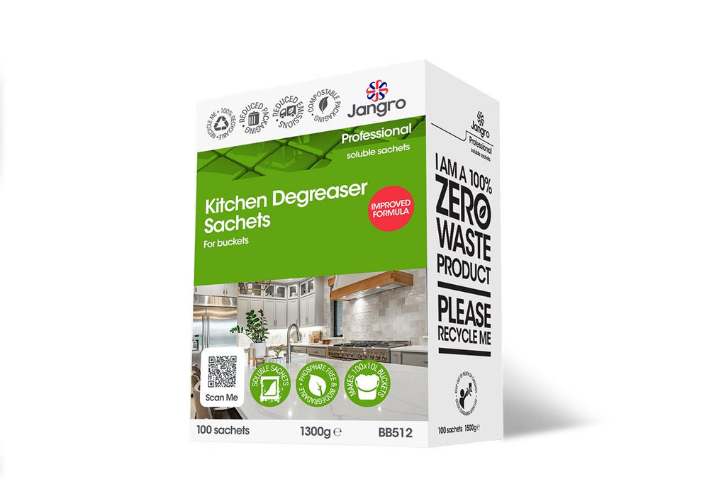 Jangro Professional Kitchen Degreaser Sachets - Bucket