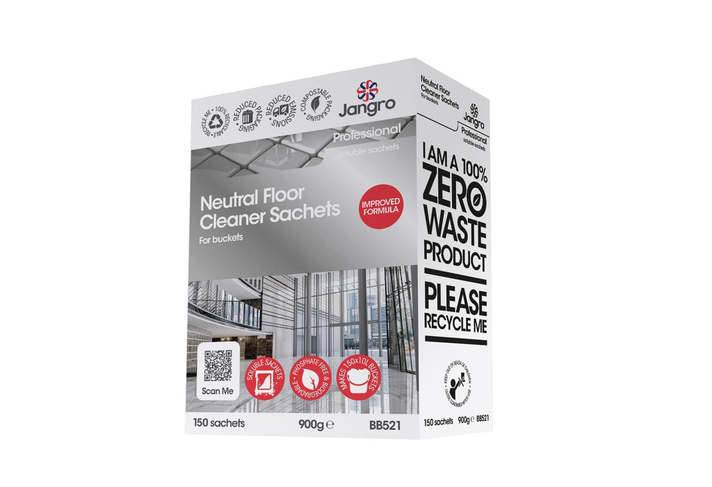 Jangro Professional Neutral Floor Cleaner Sachets - Bucket