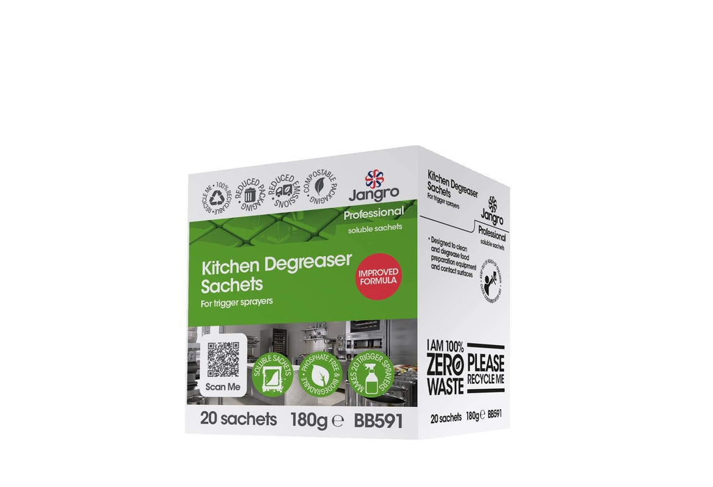 Jangro Professional Kitchen Degreaser Sachets - Sprayer
