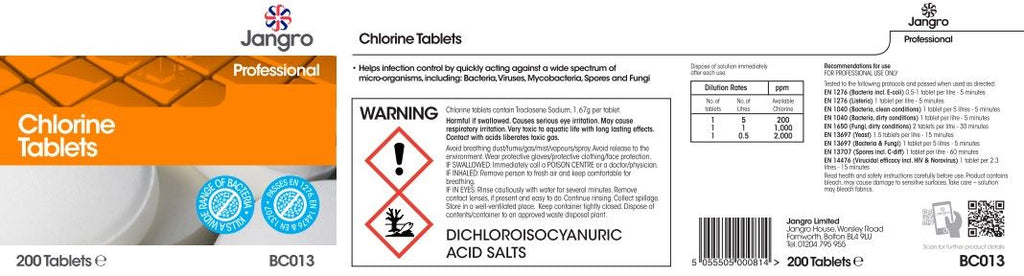 Jangro Professional Chlorine Tablets