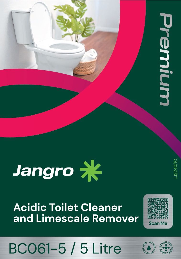 Jangro Premium Acidic Toilet Cleaner and Limescale Remover - 5L