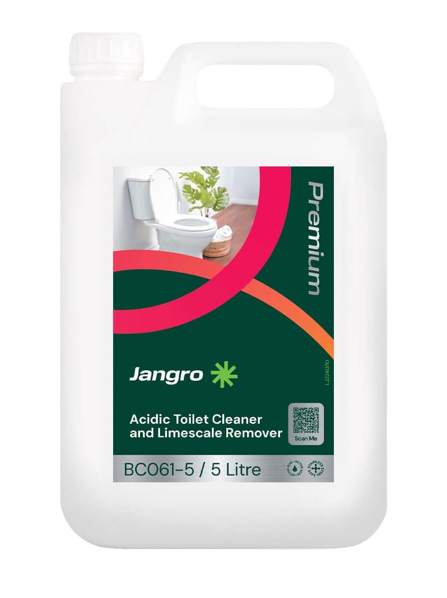 Jangro Premium Acidic Toilet Cleaner and Limescale Remover - 5L