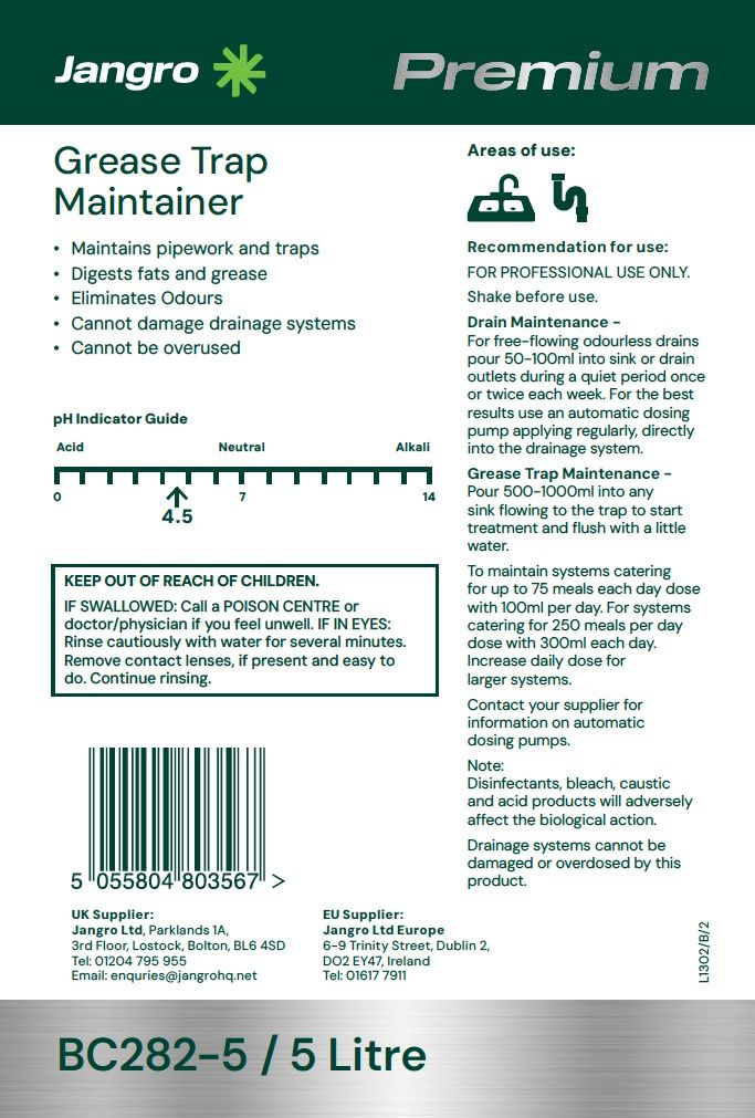 Jangro Premium Grease Trap Maintainer - 5L