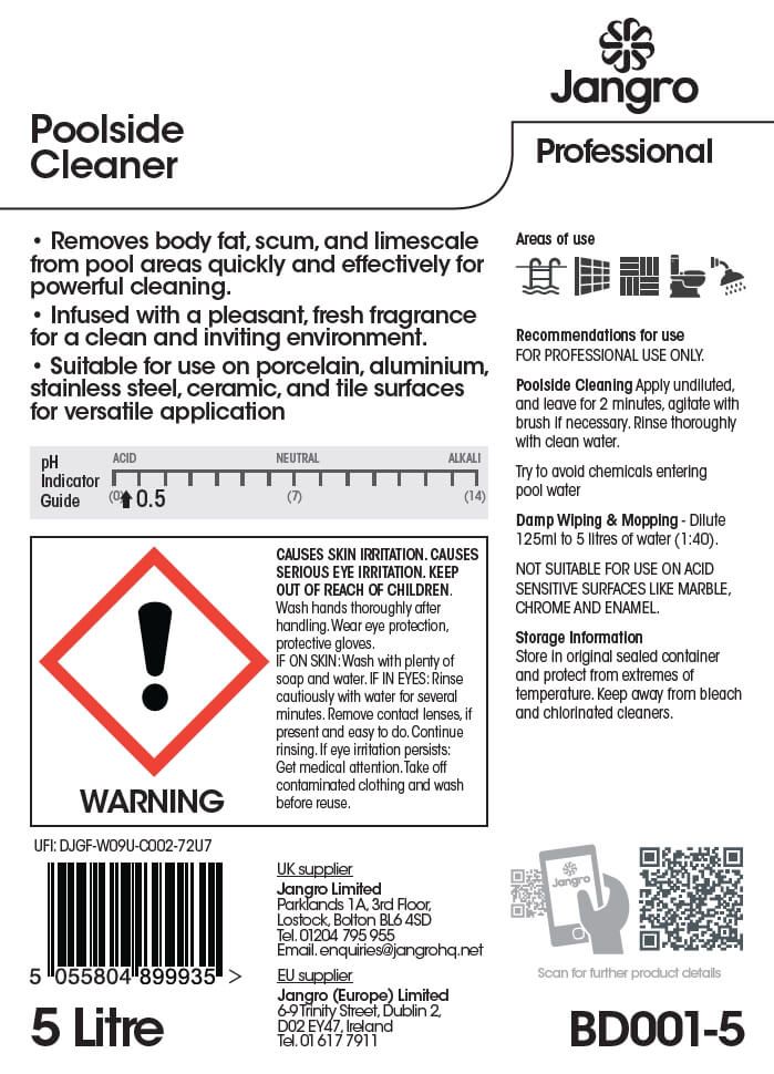 Jangro Poolside Cleaner 5 Litre