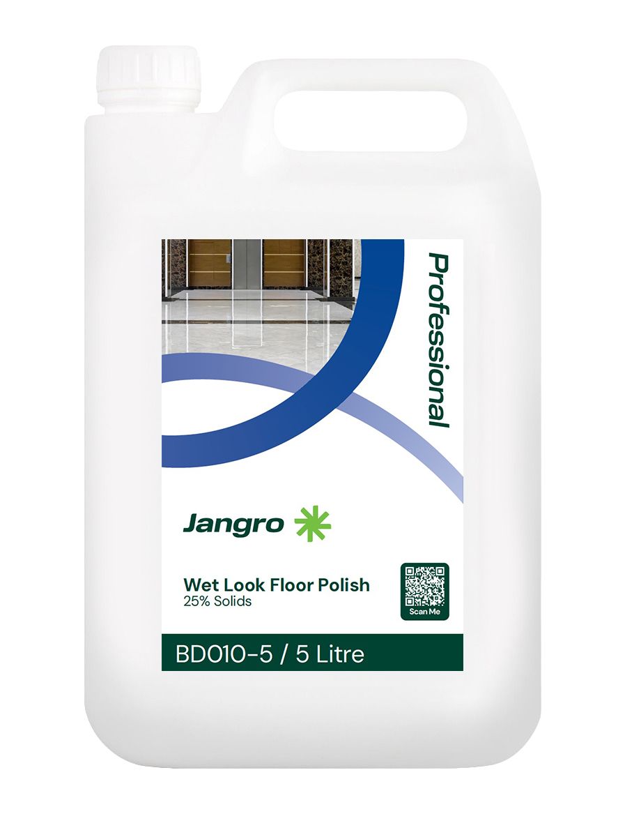 Jangro Wet Look Floor Polish - 5L