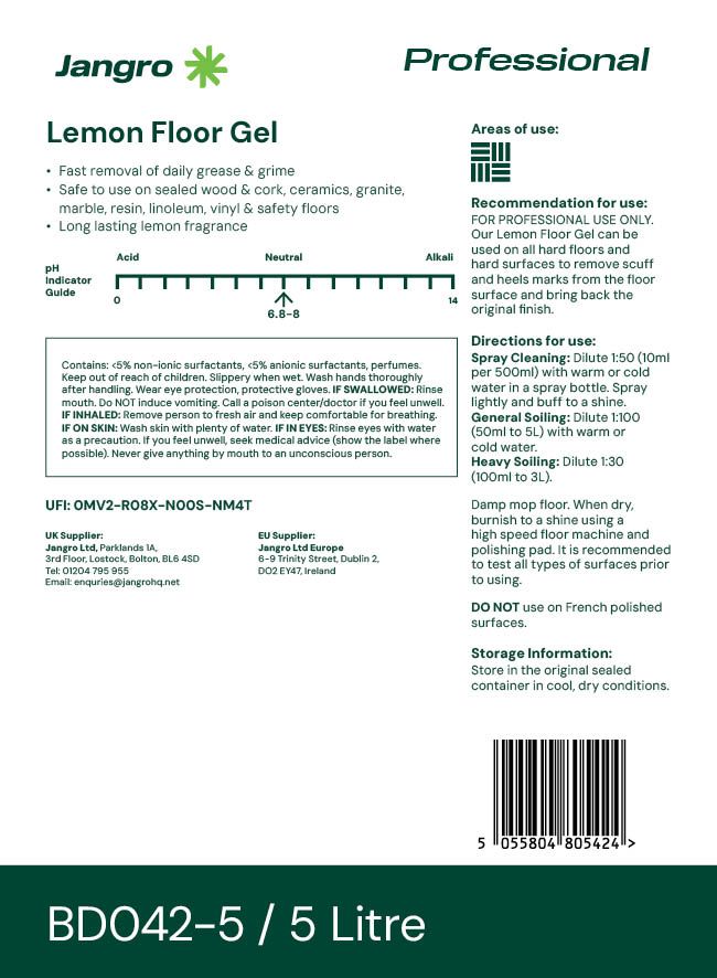 Jangro Lemon Floor Gel 5 litre