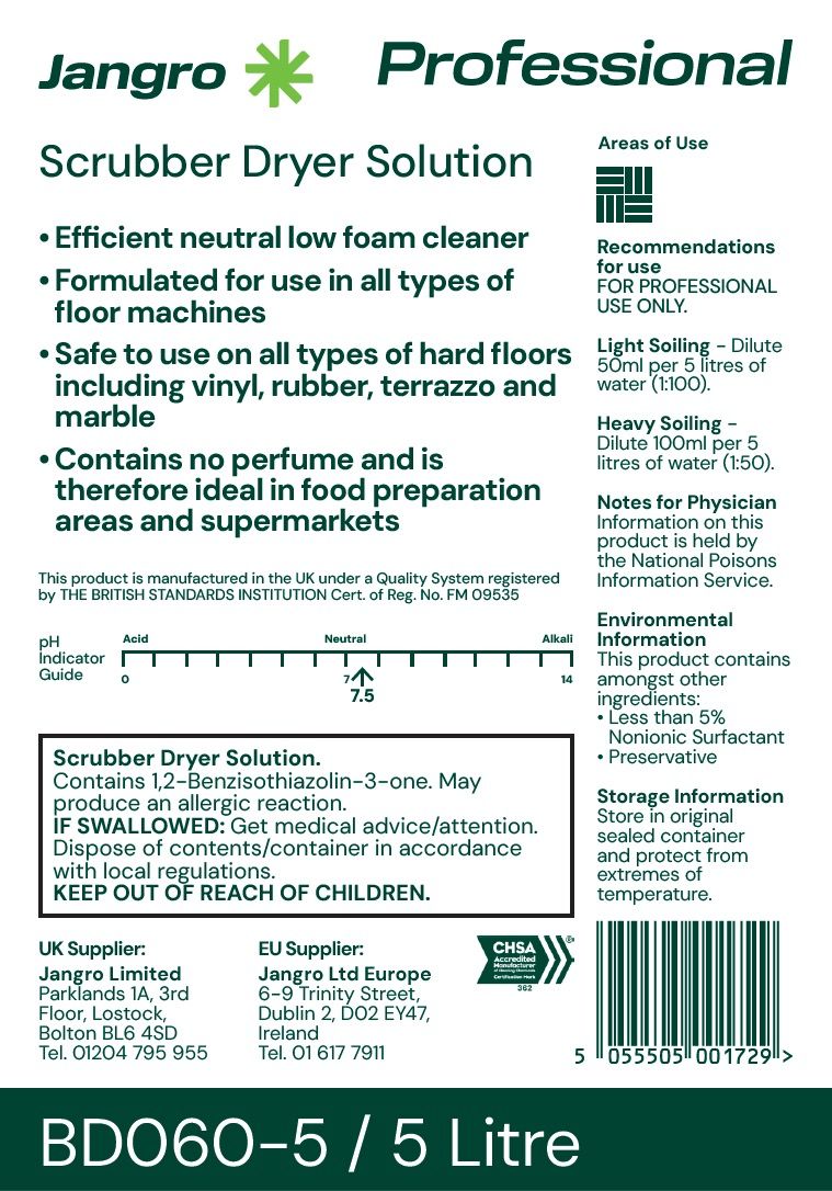 Jangro Scrubber Dryer Solution - 5L