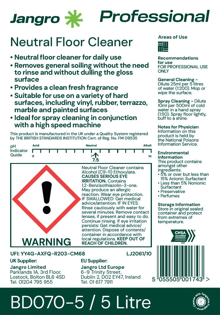 Jangro Neutral Floor Cleaner - 5L