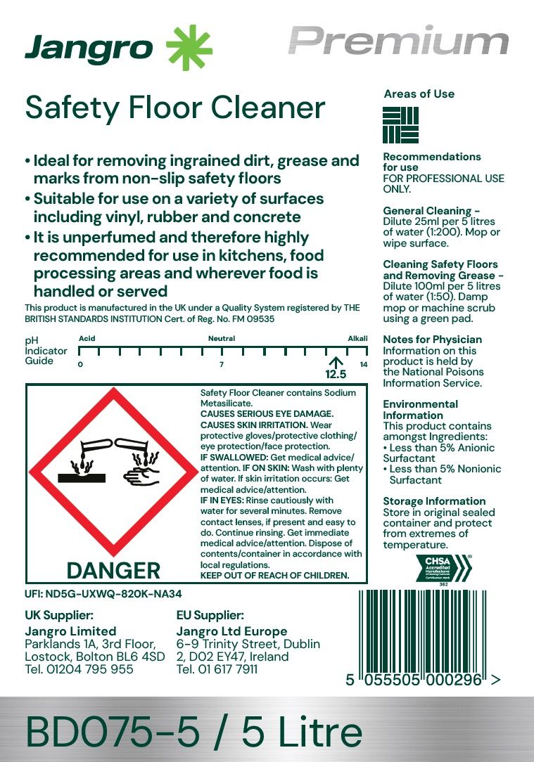 Jangro Premium Safety Floor Cleaner - 5L