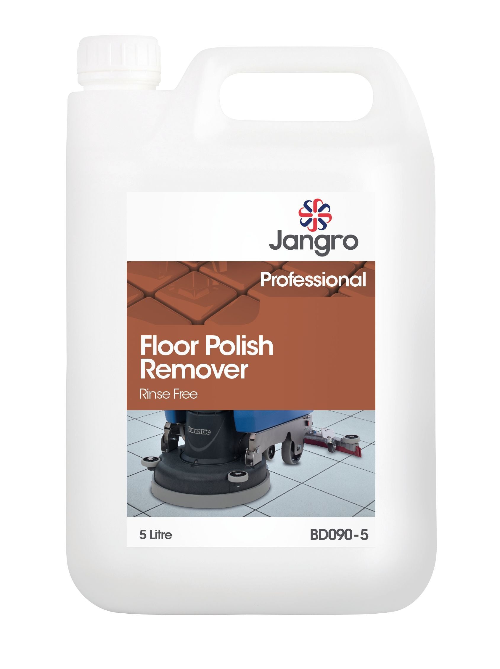 Jangro Floor Polish Remover Rinse Free - 5L