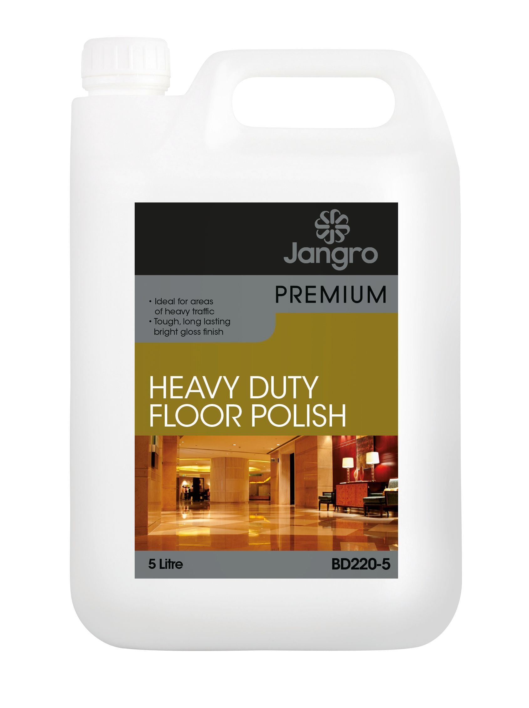 Jangro Premium Heavy Duty Floor Polish - 5L