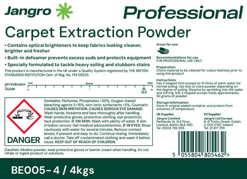 Carpet Extraction Powder 4kg