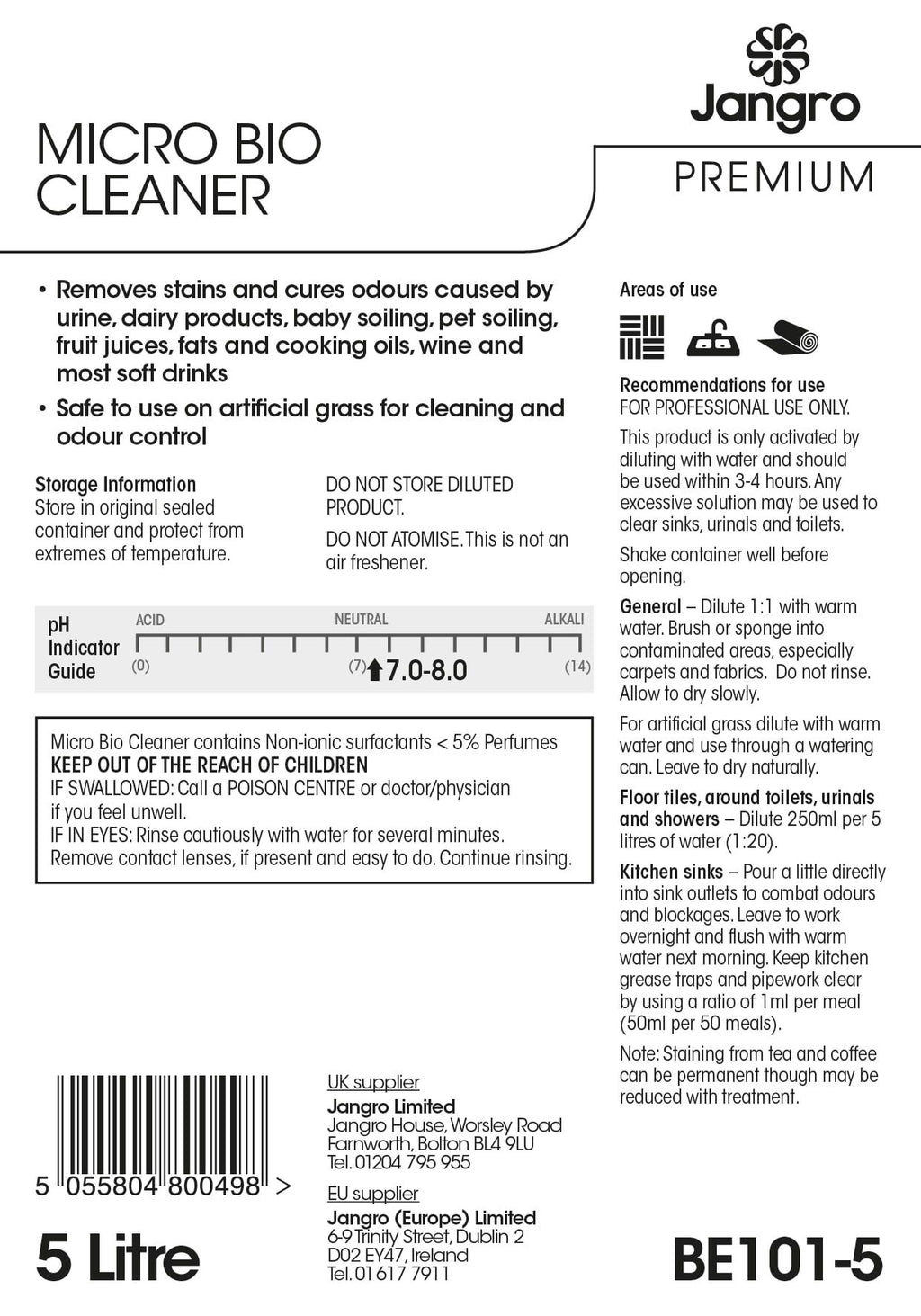 Jangro Premium Bio Cleaner - 5L