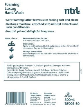 Jangro ntrl Foaming Luxury Hand Wash - 500ml