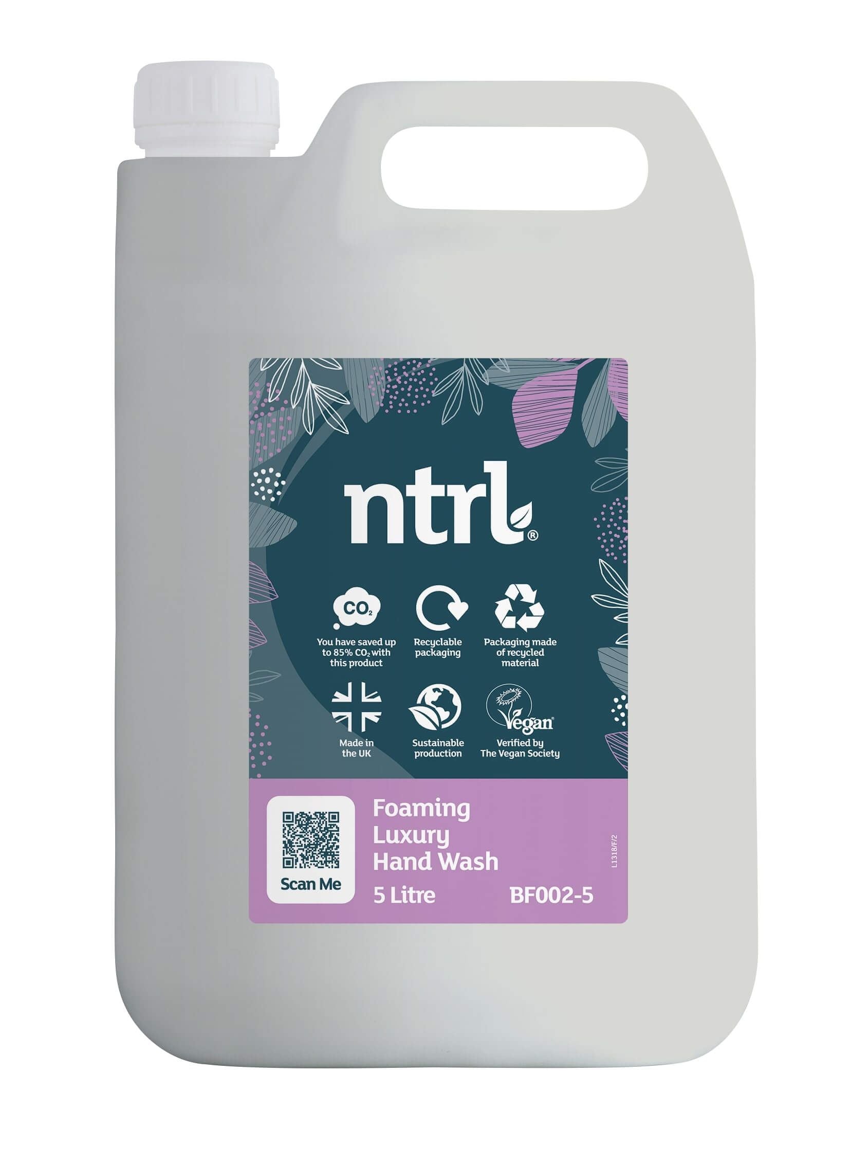 Jangro ntrl Foaming Luxury Hand Wash - 5L