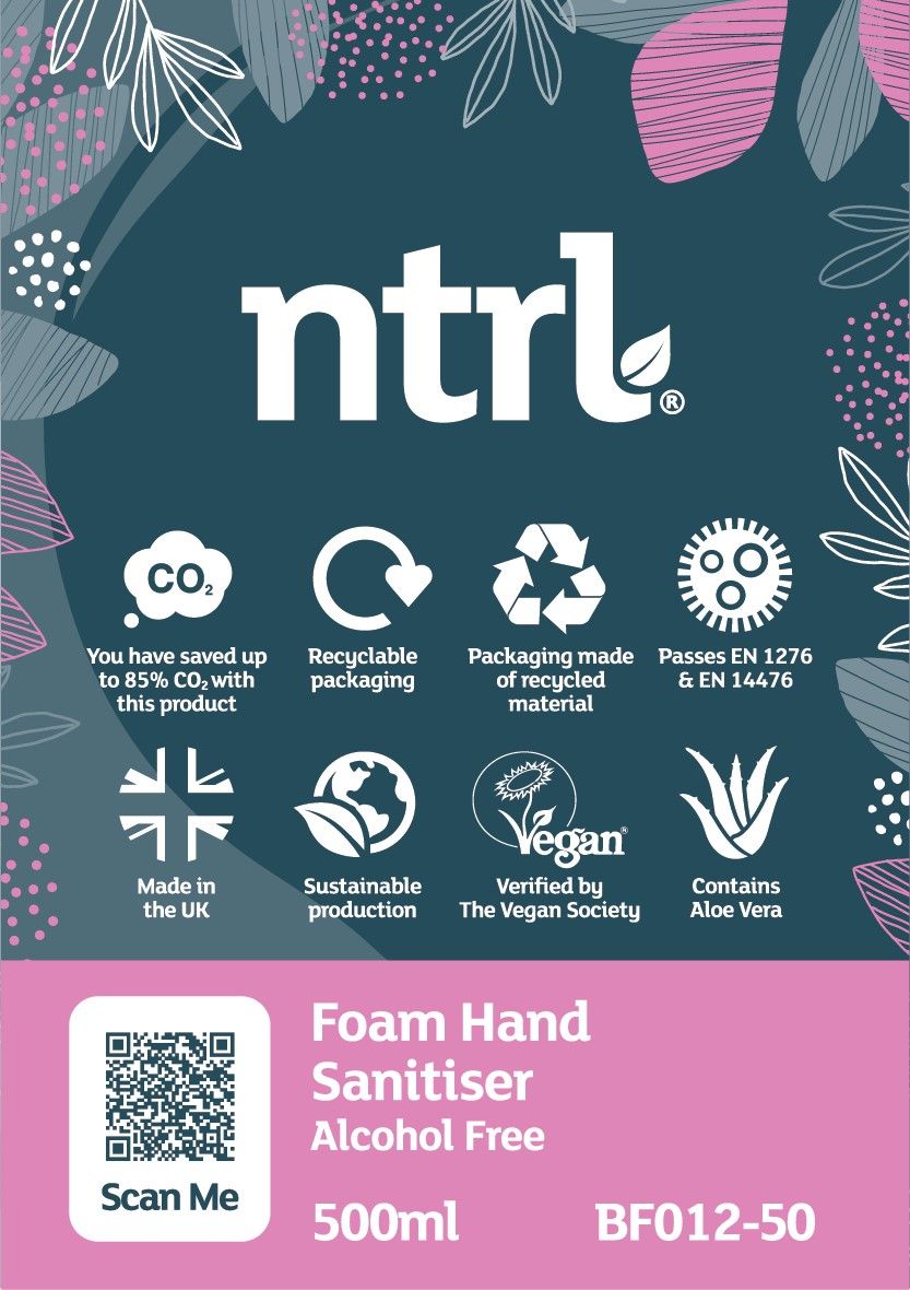 Jangro ntrl Foam Hand Sanitiser Alcohol Free- 500ml