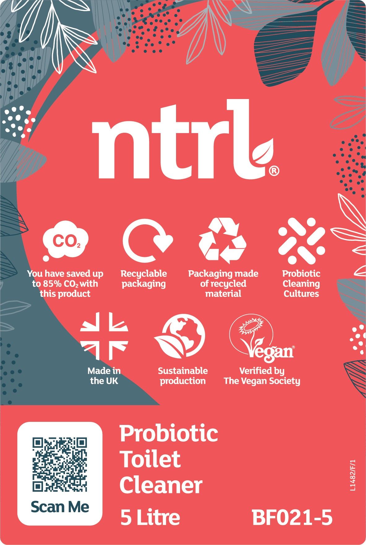 Jangro ntrl Probiotic Toilet Cleaner - 5L