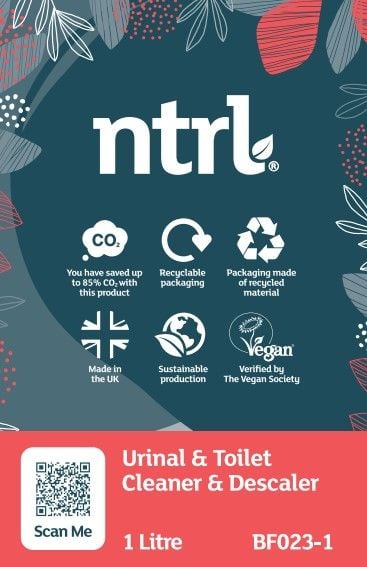 Jangro ntrl Urinal & Toilet Cleaner & Descaler 1L