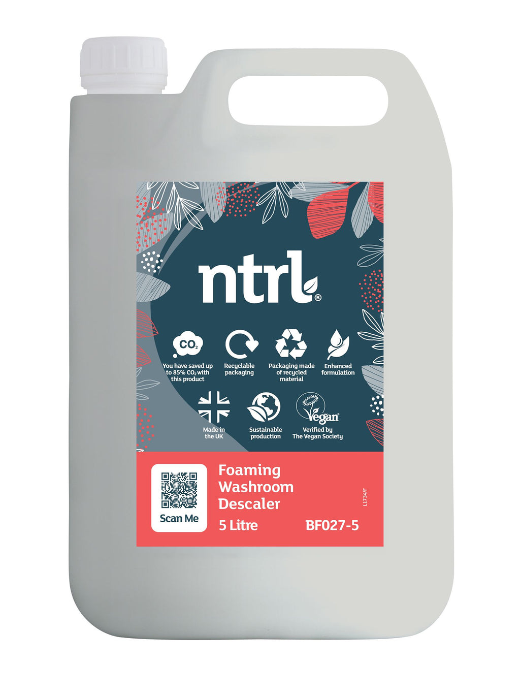 Jangro ntrl Foaming Washroom Descaler 5L
