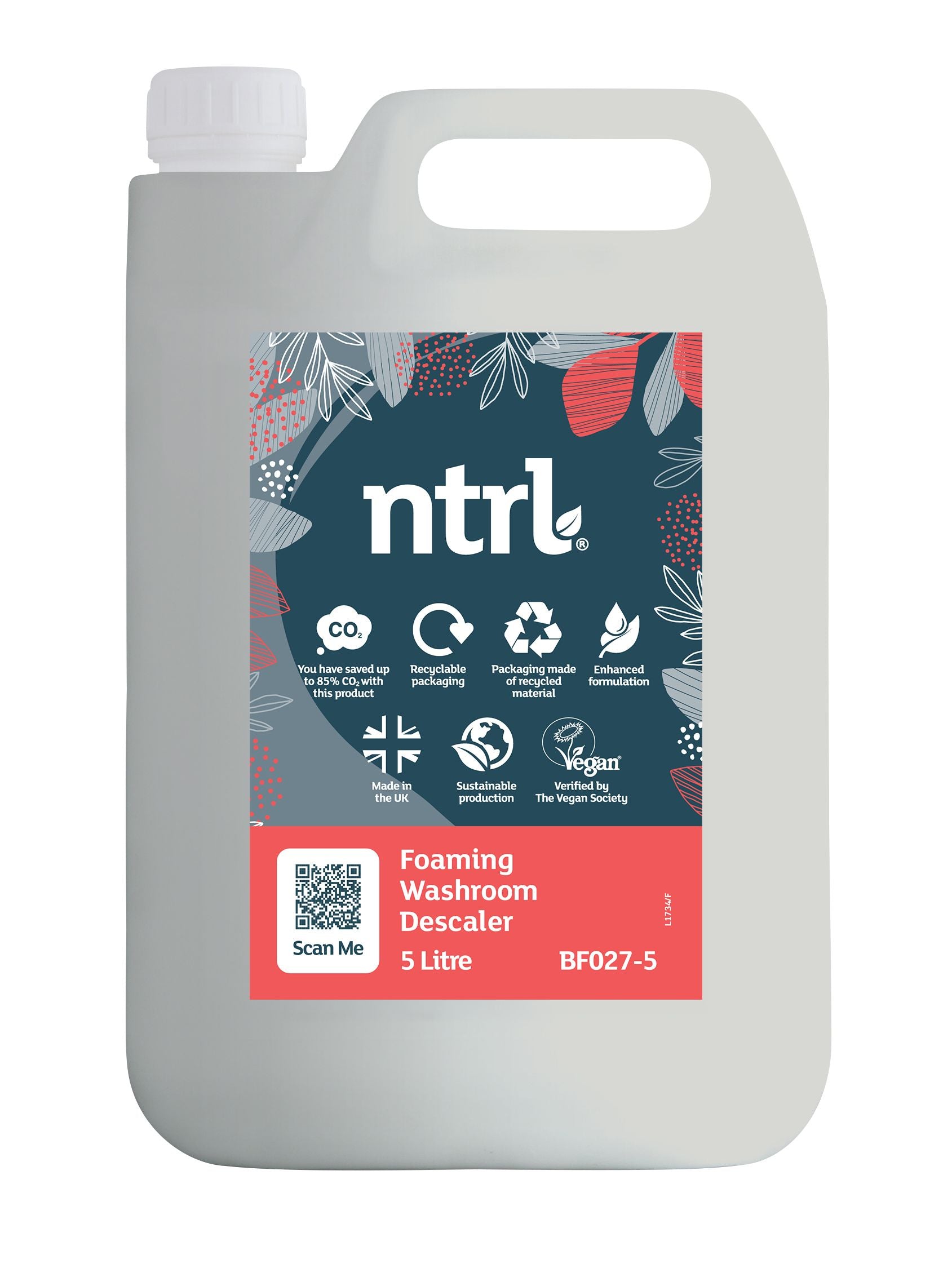 Jangro ntrl Foaming Washroom Descaler 5L