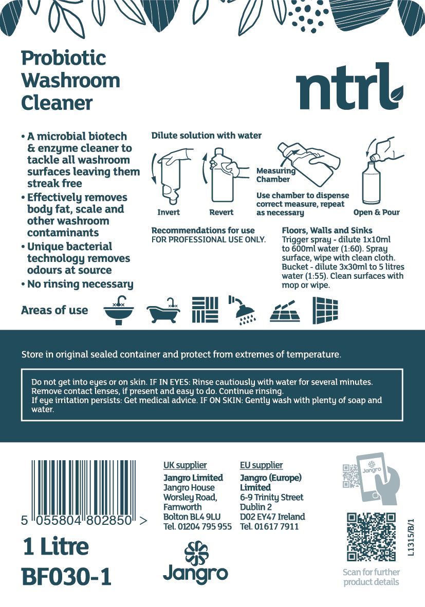 Jangro ntrl Probiotic Washroom Cleaner - 1L