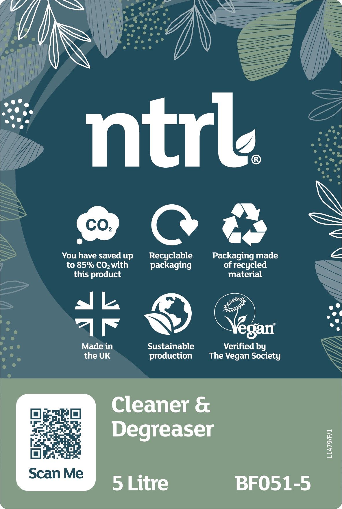 Jangro ntrl Cleaner and Degreaser - 5L