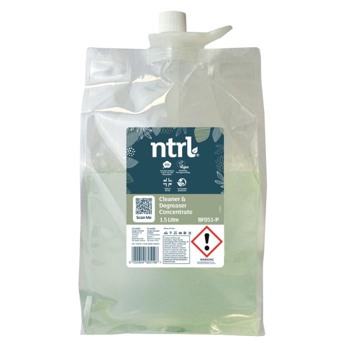Jangro ntrl Cleaner & Degreaser Pouch 1.5L