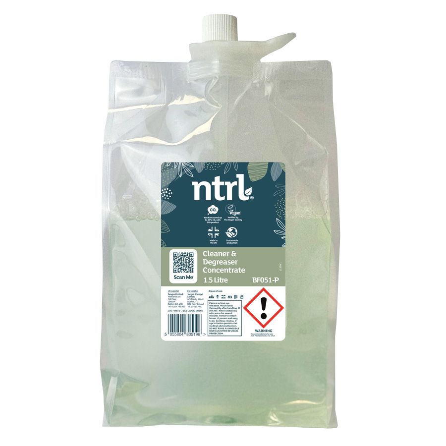 Jangro ntrl Cleaner & Degreaser Pouch 1.5L