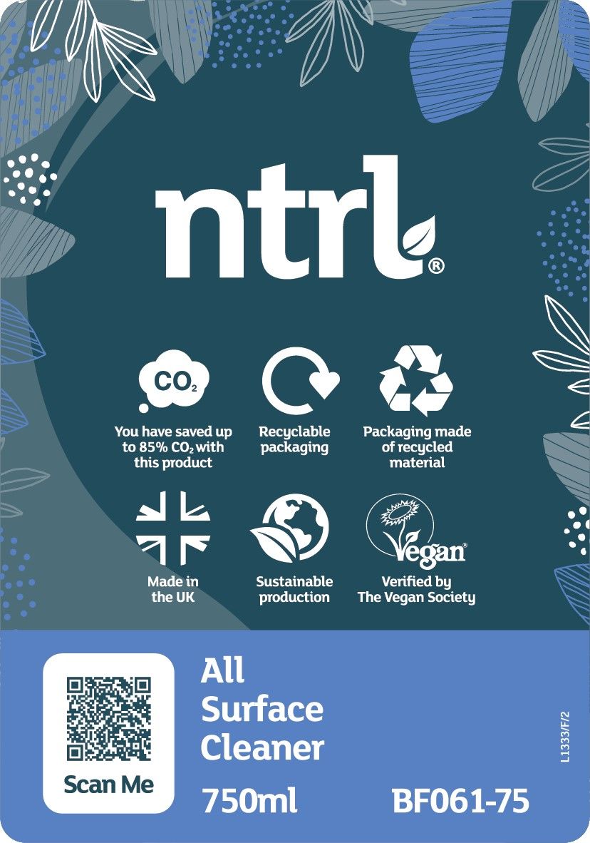 Jangro ntrl All Surface Cleaner - 750ml