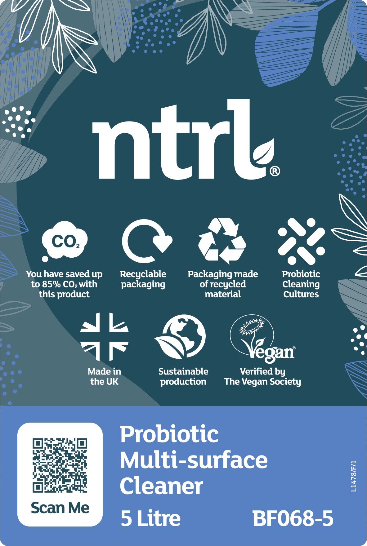 Jangro ntrl Probiotic Multisurface Cleaner - 5L