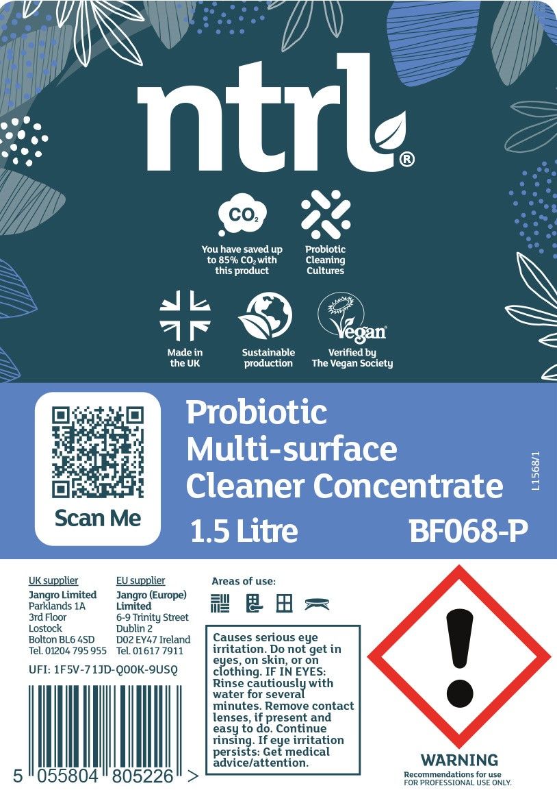 Jangro ntrl Probiotic Multisurface Cleaner Pouch 1.5L