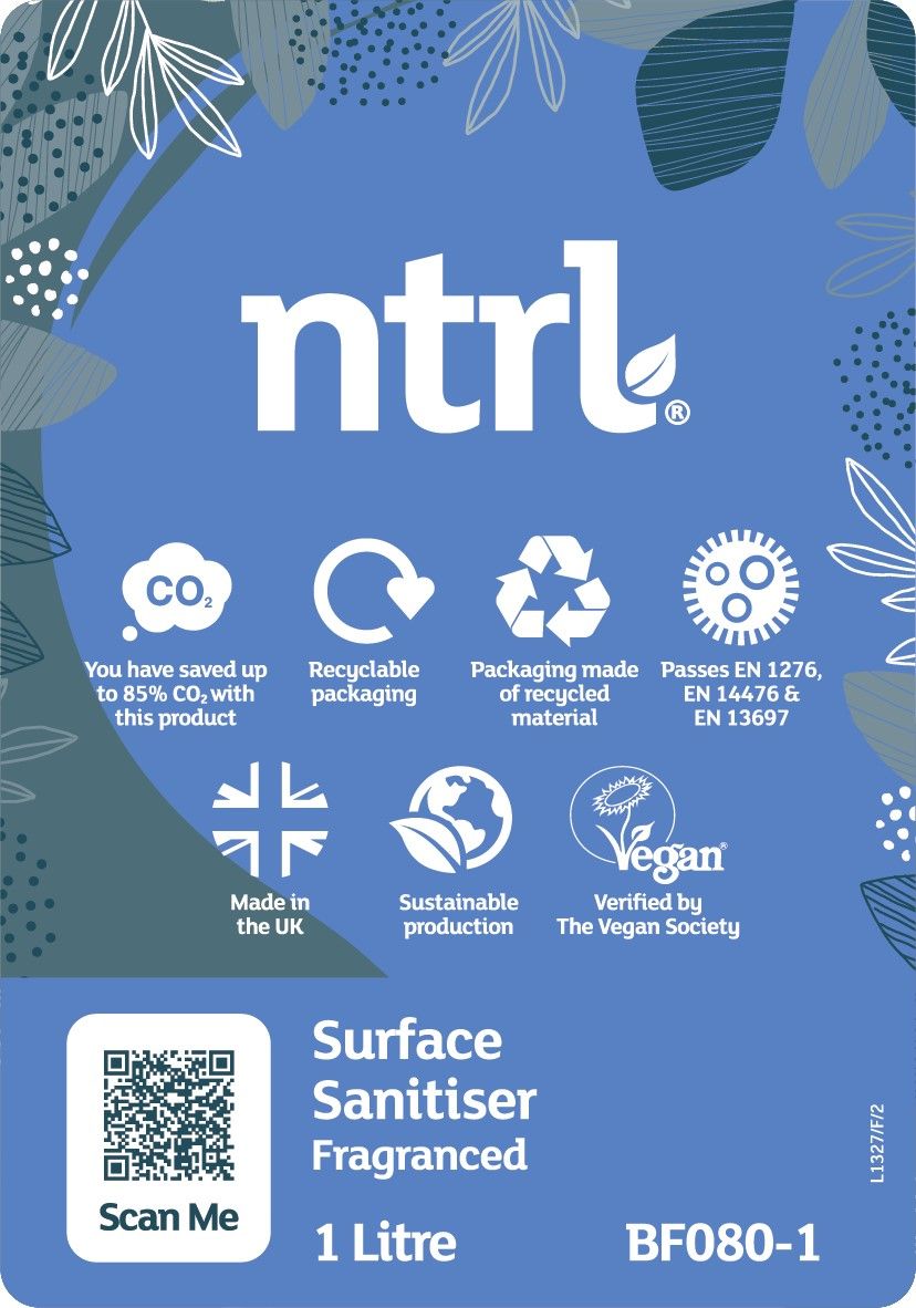 Jangro ntrl Surface Sanitiser Fragranced 1L