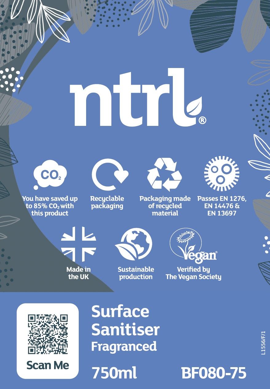 Jangro ntrl All Purpose Sanitiser Fragranced RTU 750ml
