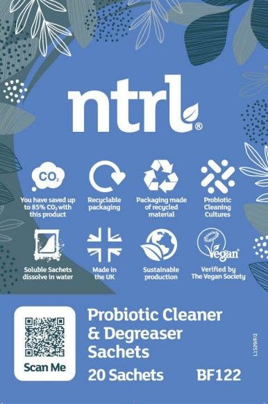 Jangro ntrl Probiotic Cleaner Degreaser Sachet