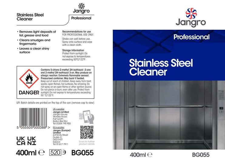 Jangro Professional Stainless Steel Cleaner - 400ml