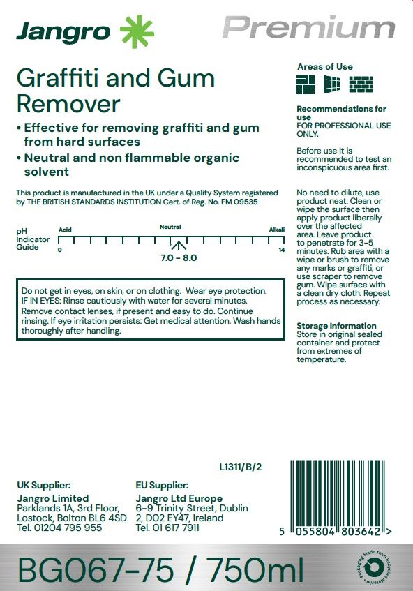Jangro Premium Graffiti and Gum Remover - 750ml