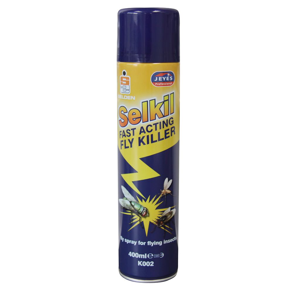 Jeyes Professional Selkil Fast Acting Fly and Bug Spray - 400ml