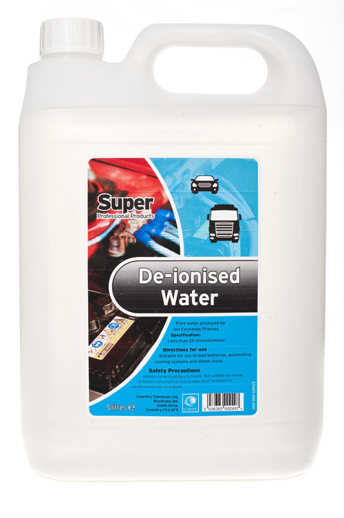 Car Care De-ionised Water