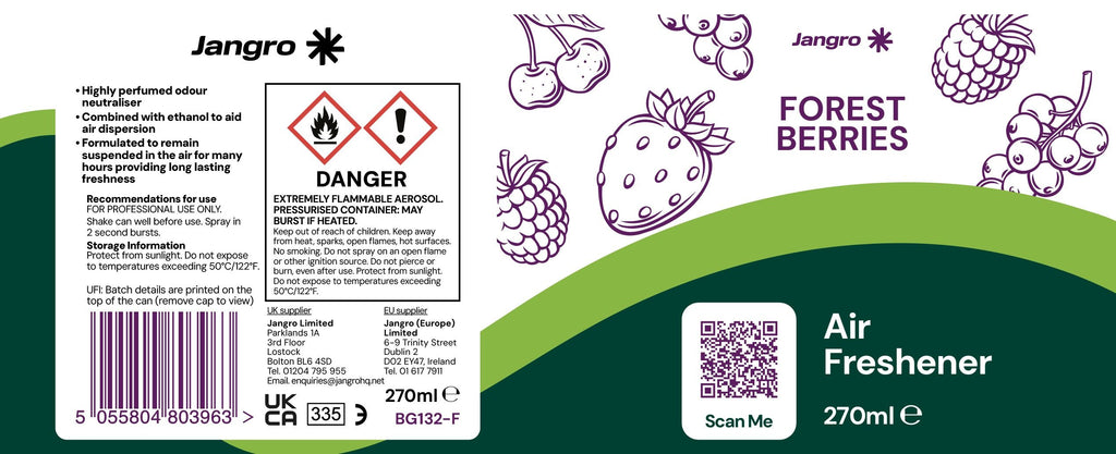 Jangro Air Freshener - 270ml - Forest Berries