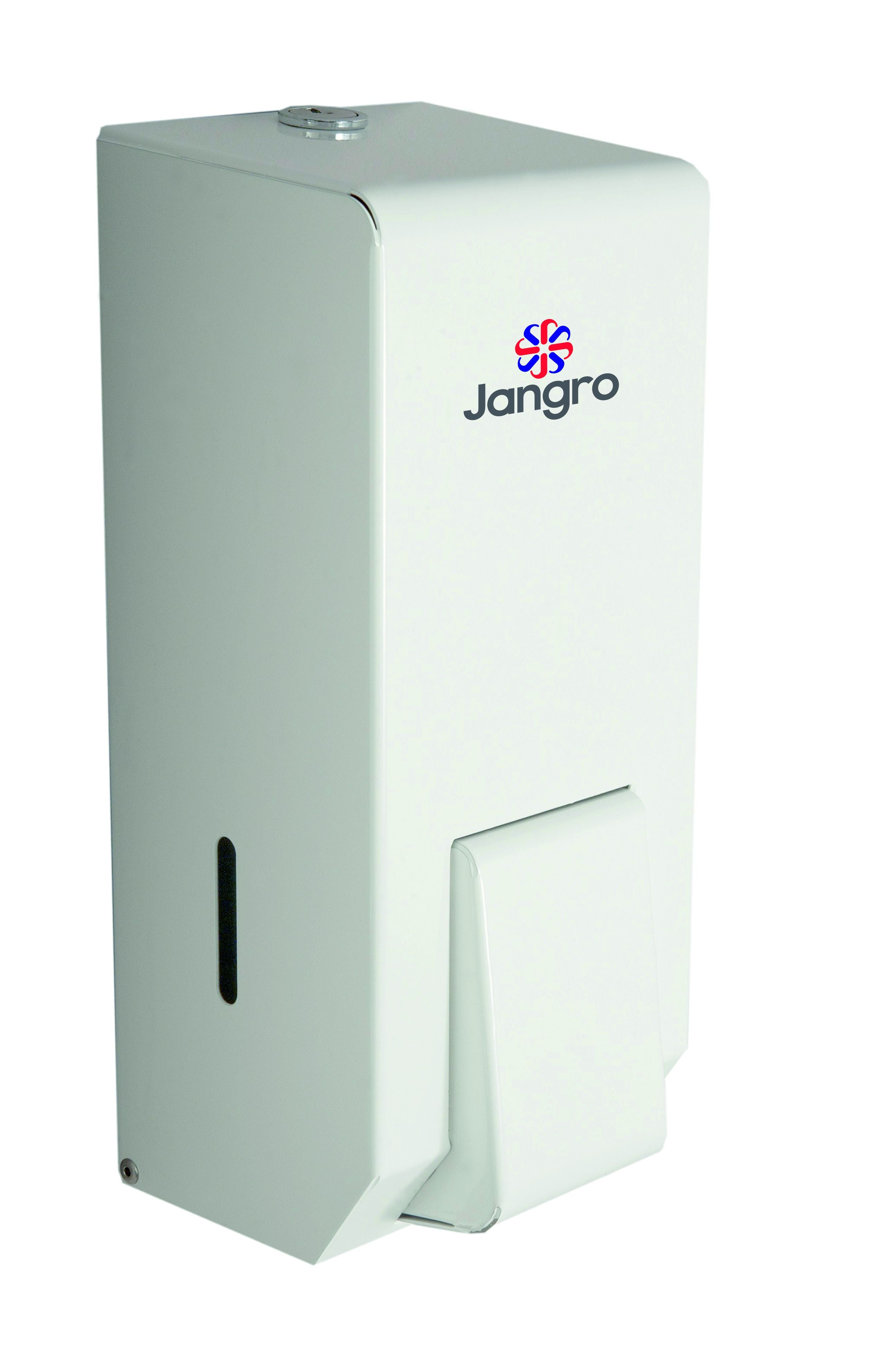 Jangro Metal Liquid Soap Dispenser - 900ml - White