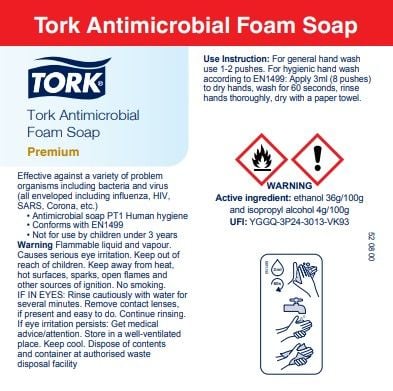 Tork Antibacterial Foam Soap - 1L