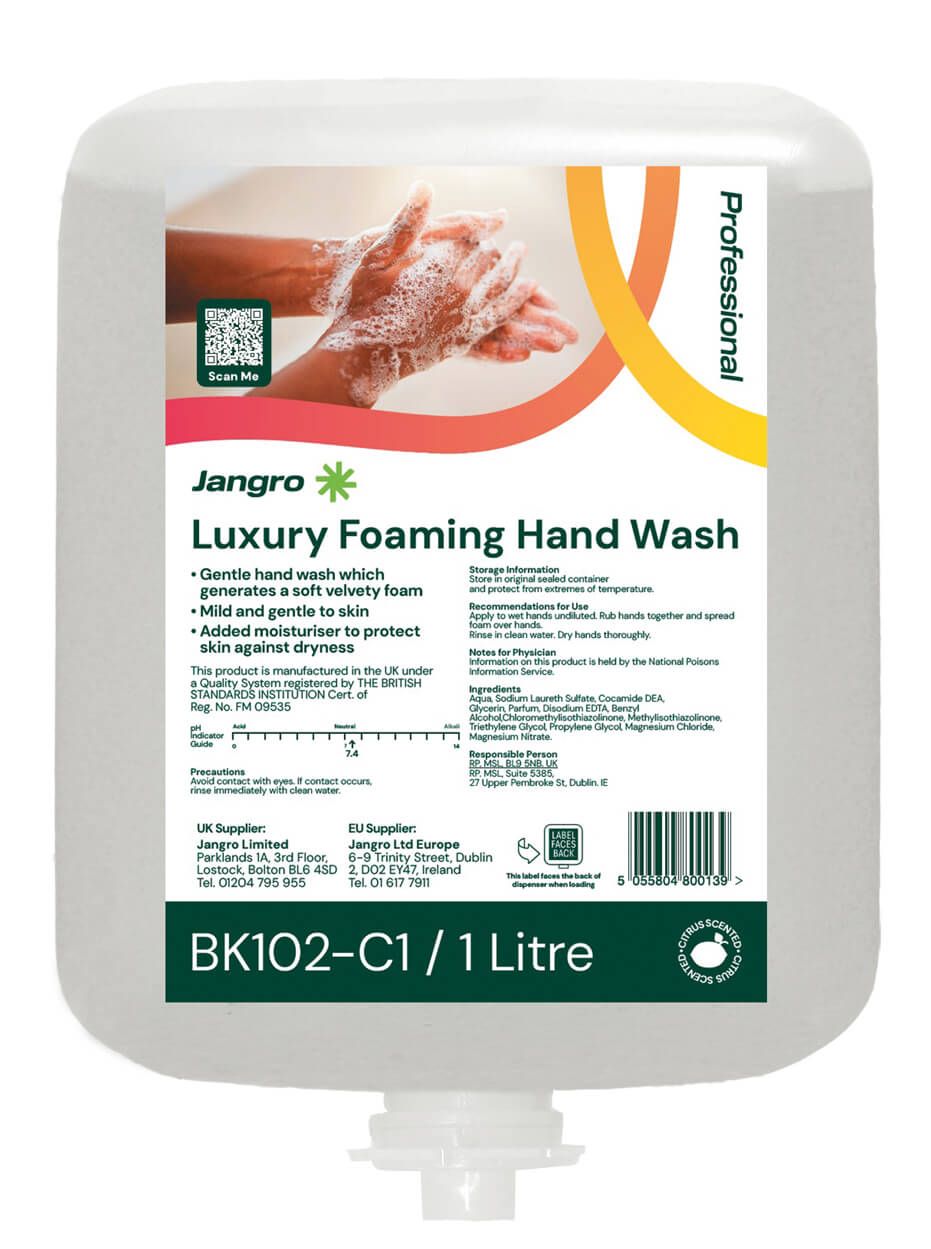 Jangro Professional Luxury Foam Hand Wash - 1L