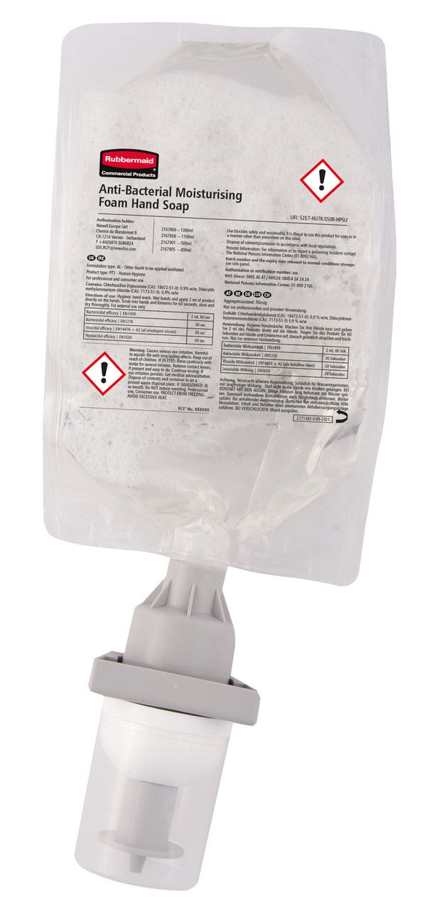 Enriched Foam Antibacterial Hand Wash Refill - 1.3L