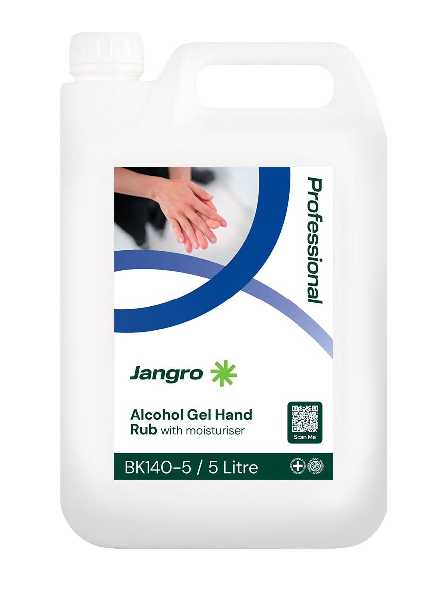 Jangro Professional Alcohol Gel Hand Rub - 5L