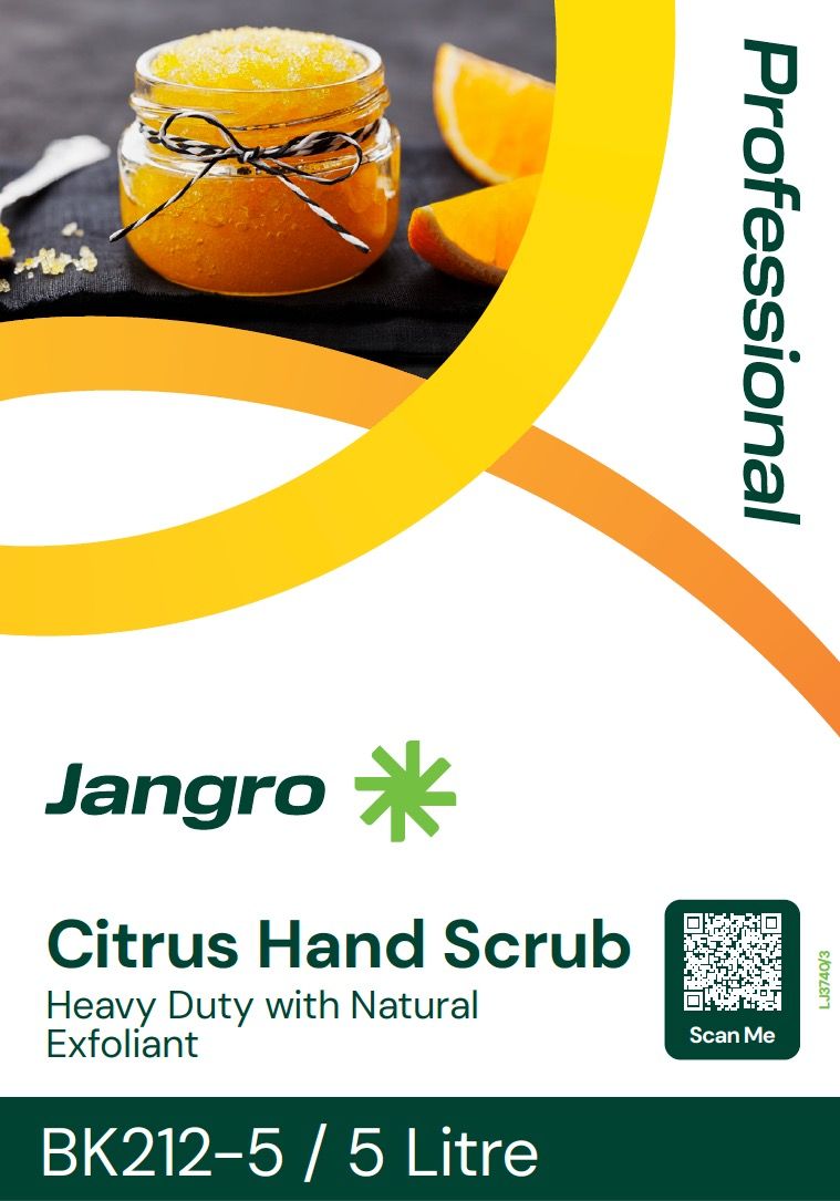 Jangro Professional Heavy Duty Citrus Hand Scrub - 5L